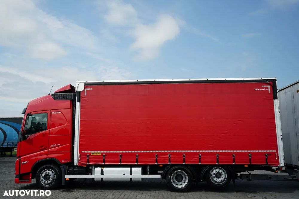 Volvo FH 460 / COMBINAT TANDEM / 120 M3 / TRANSITION / I-SAVE / I-PARK COOL / DIRECȚIE CU RIDICARE AXLE / WIELTON / CORTINĂ ARMATĂ - 9