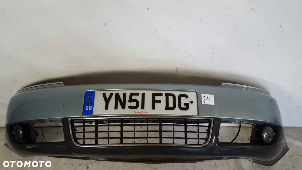 * ZDERZAK PRZÓD PRZEDNI DO AUDI A6 C5 HALOGENY LX6V BŁĘKITNY - 1