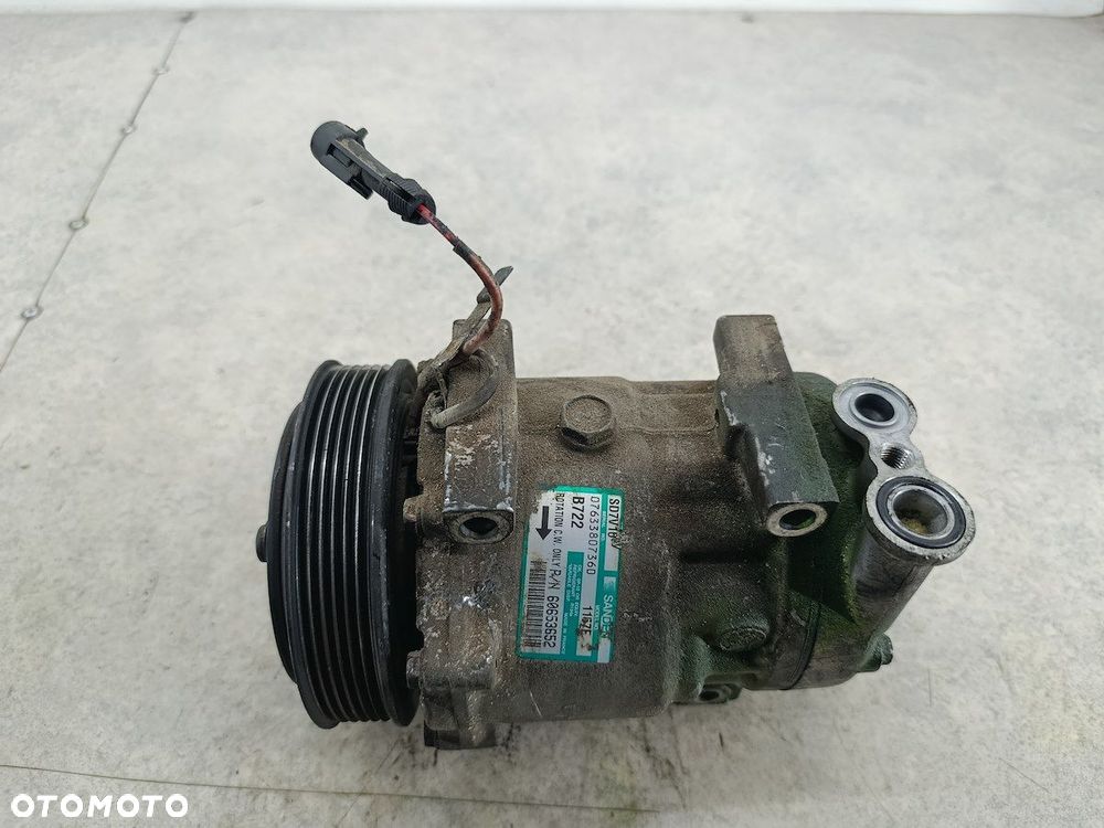 POMPA, SPRĘŻARKA KLIMATYZACJI ALFA ROMEO GT II 60653652 SD7V16  SANDEN 1.9 - 1