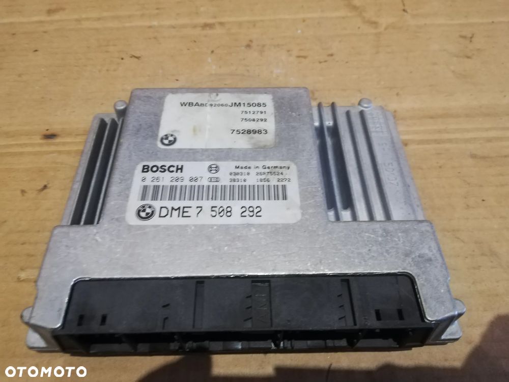 KOMPUTER ECU BMW 3 E46 1.8 7508292 0261209007 - 1