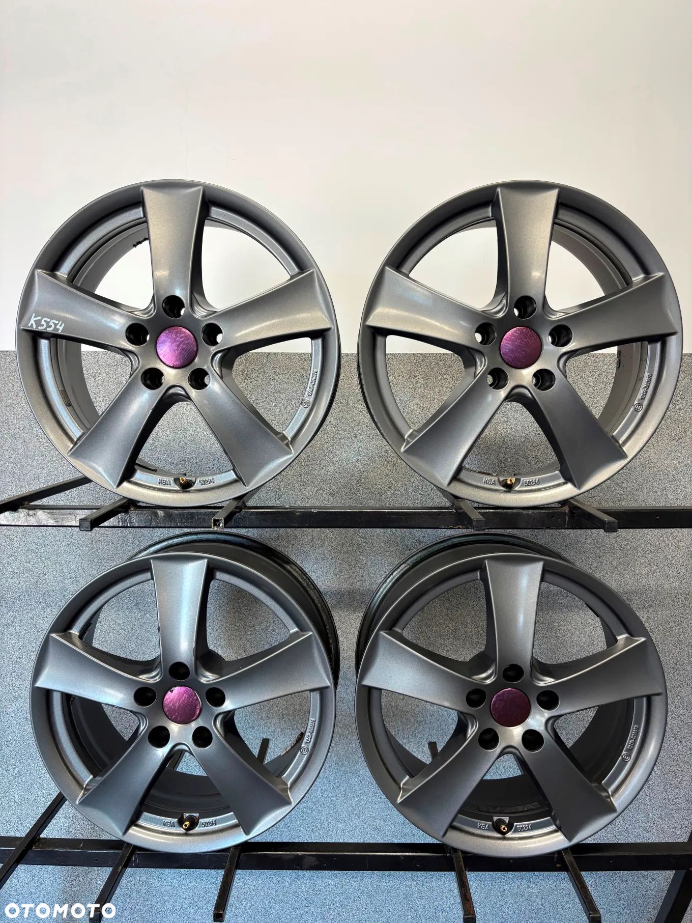 4 FELGI ALU. VW PASSAT, ARTEON,TOURAN,CADDY, GOLF, AUDI A4, A6, SKODA OCTAVIA 17'' 7J ET40 - 1