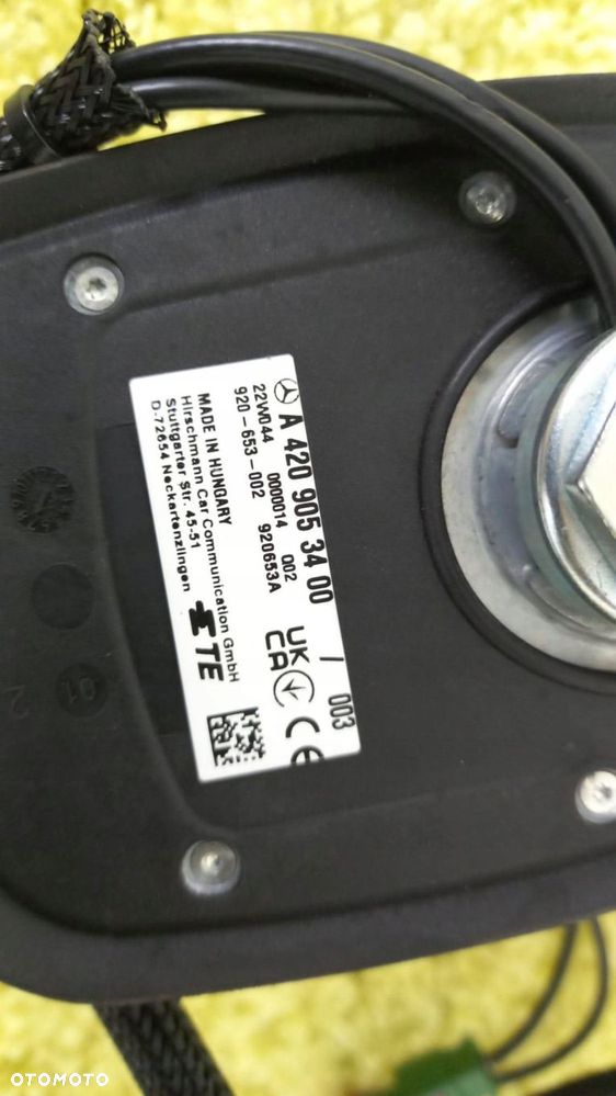 antena radiowa dachowa mercedes citan 2 ii w420 renaul kangoo 4 lift - 3