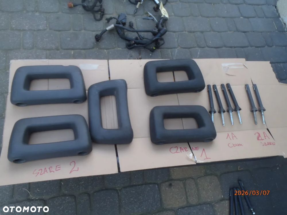 zagłówek zagłówki fotela przedniego fotel fotele fiat 500 fiorino Qubo nemo bipper fiat 126p 126 p maluch - 9