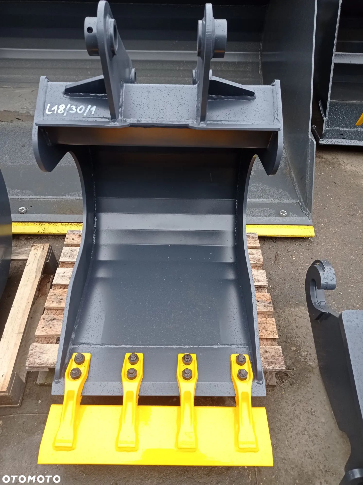 Łyżka JCB do gliny 60cm + lemiesz+zęby Jcb 3CX Jcb 4CX JCB koparko-ładowarka Koparka CAT CASE NEW HOLLAND 8055 8060 - 1