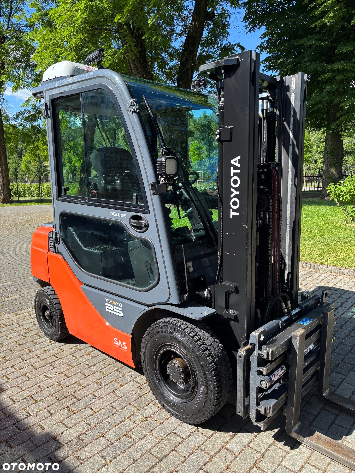 Toyota 8fdf25 8fd25 2,5t klima przesuw pozycjoner - 2