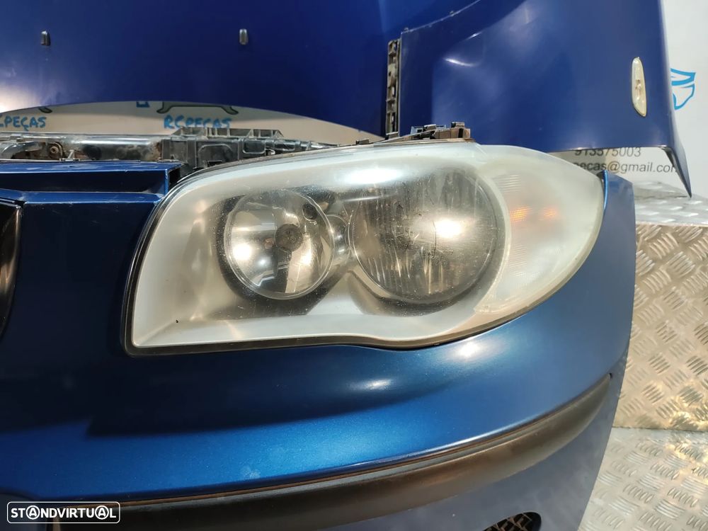 FRENTE COMPLETA BMW SERIE 1 E87 E81 PRE-LCI CAPOT PARACHOQUES GUARDA-LAMAS OTICAS RADIADOR VENTILADOR FRENTE FIBRA REFORÇO - 5