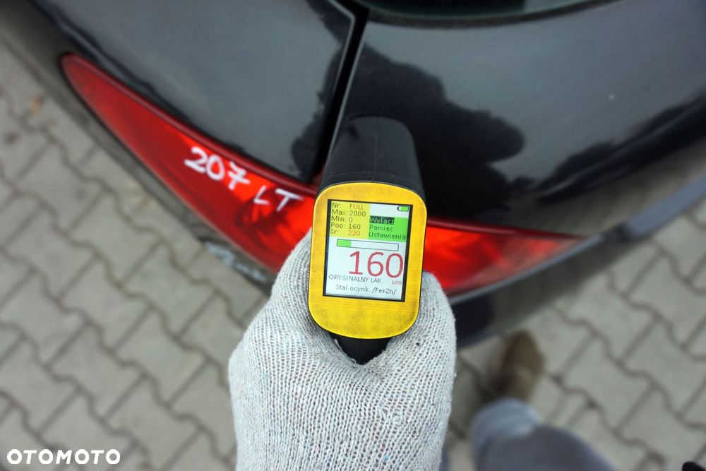 KLAPA BAGAŻNIKA TYLNA 207  5D HB EXLD  CZARNY PEUGEOT 2006-2009 - 4