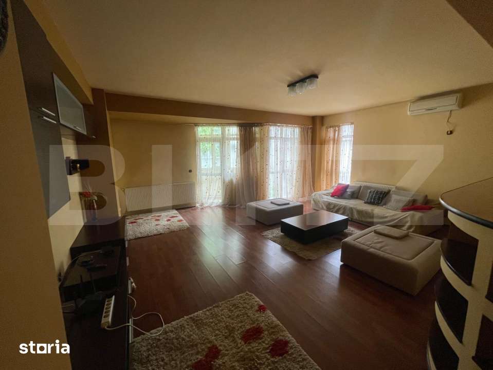Apartament de inchiriat, cu 3 camere, 100 mp, zona Ciuperca — fotografia 1