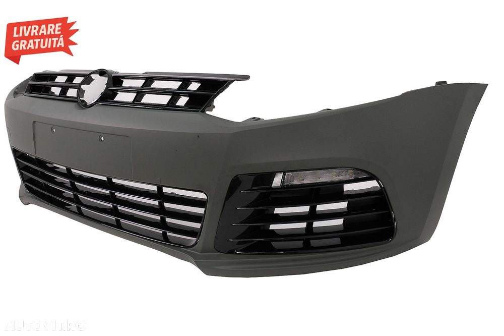 Bara Fata VW Polo 6R 6C (03.2009-09.2017) R20 Look LED DRL- livrare gratuita - 4