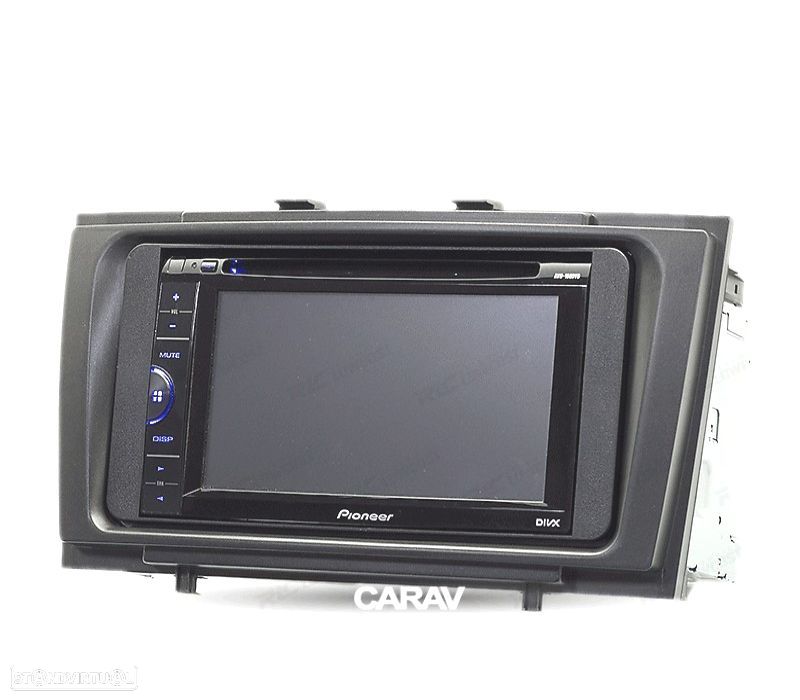MOLDURA ADAPTADOR PRETO PARA RADIO 2-DIN PARA TOYOTA AVENSIS 09-15 - 3