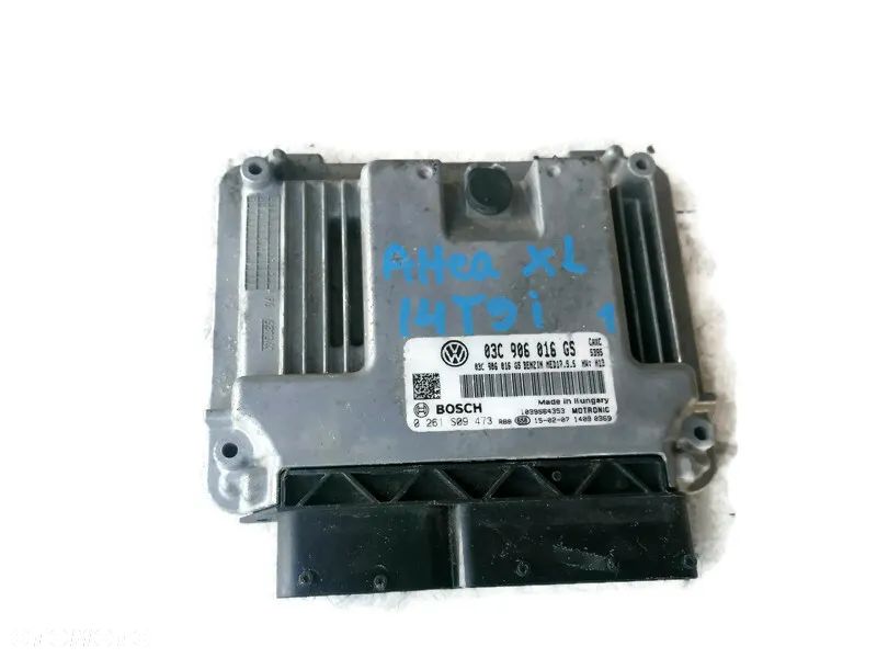 SEAT ALTEA XL 15r 1.4 TSI STEROWNIK SILNIKA 03C906016GS - 1