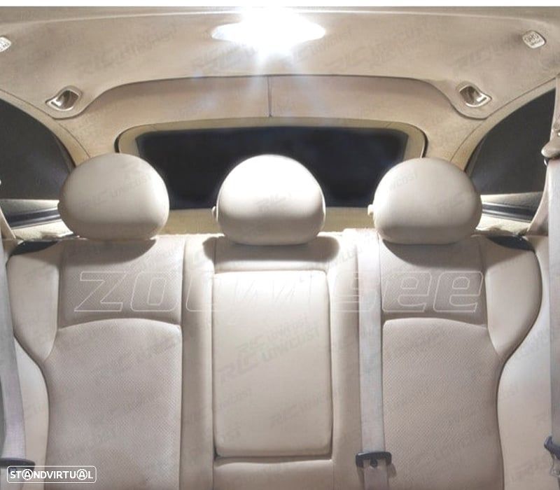 KIT COMPLETO DE 9 LAMPADAS LED INTERIOR PARA MERCEDES CLASE C W202 C220 C230 C280 C43 AMG 93-99 - 3