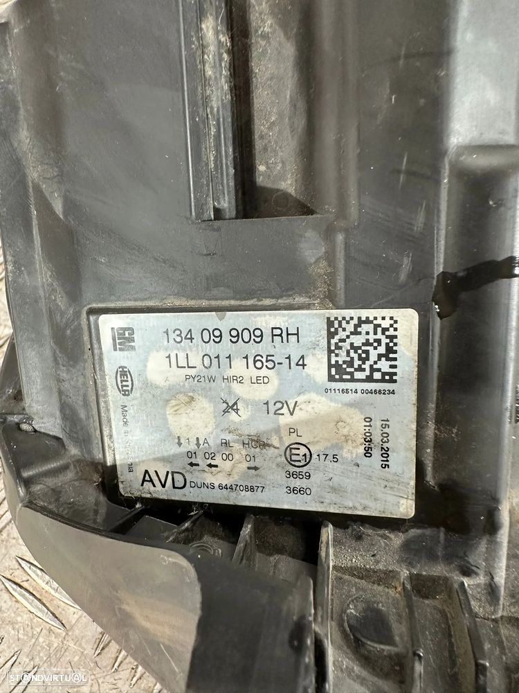 .Otica Farol Frente Frontal Direita Esquerda Halogenio Original Opel Insignia A Facelift 2013 a 2016 - 18