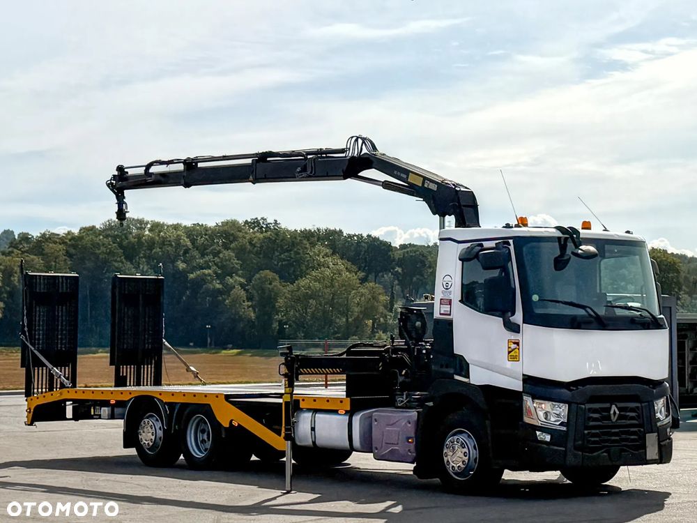 Renault T 380 * LAWETA 8,00 m * HIAB XS 111 B-2 HIDUO + PILOT * STAN BDB - 5