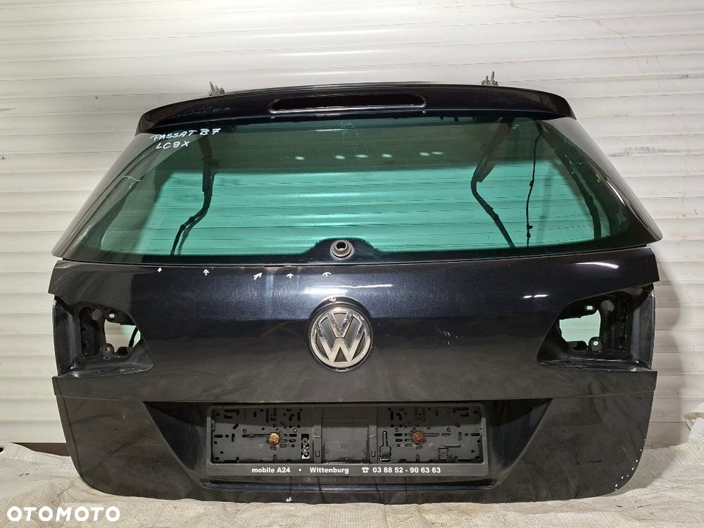 VW PASSAT B7 3AA kombi klapa bagażnika tył kolor czarny LC9X - 3