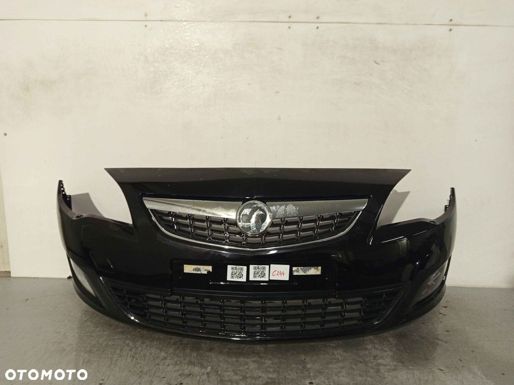^ ZDERZAK PRZÓD PRZEDNI OPEL ASTRA J 4 IV Z22C CZARNY HALOGENY - 1