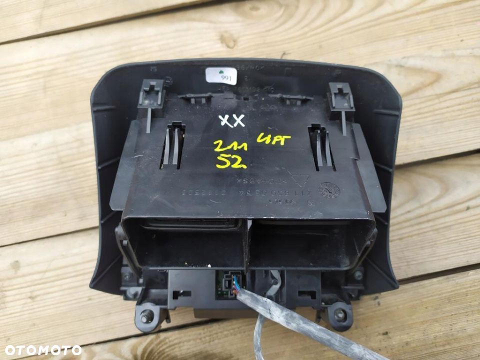 MERCEDES W211 LIFT KRATKA NAWIEWU TYLNA CZARNA - 8