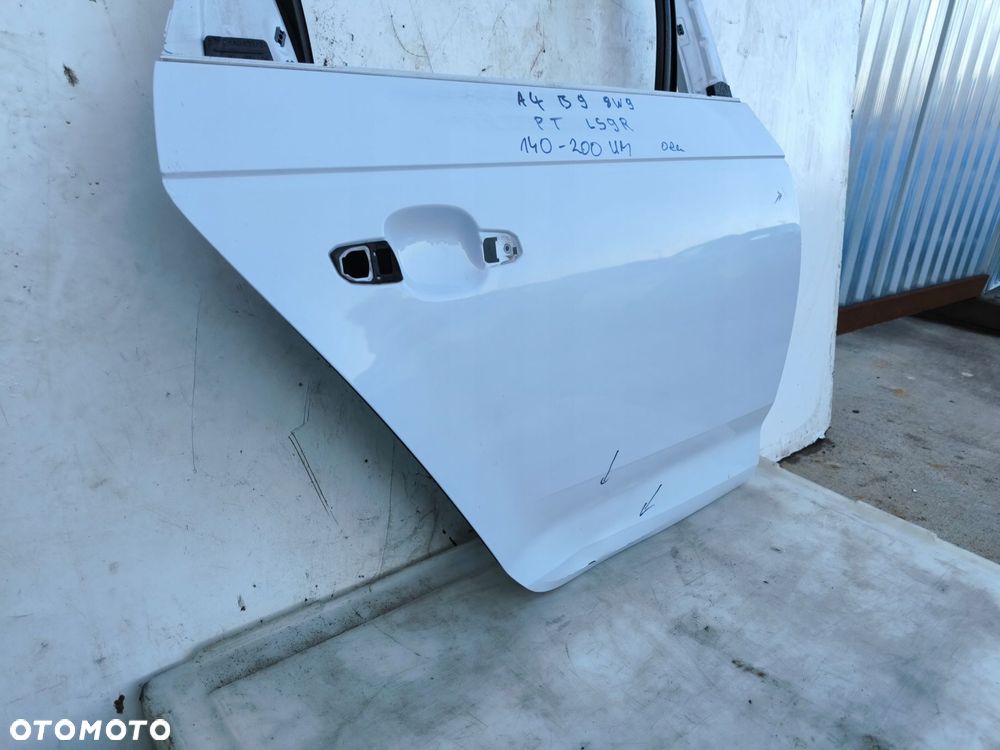 DRZWI PRAWY TYŁ AUDI A4 B9 LS9R AVANT / KOMBI ORYGINAŁ ! - 5