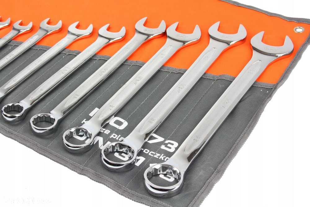 KLUCZE płasko oczkowe BJC 6-32 CrV ZESTAW GRUBE - 3