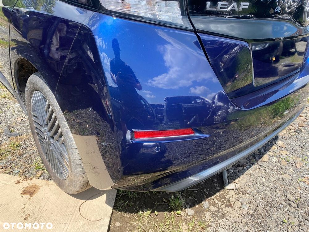 ZDERZAK TYŁ NISSAN LEAF ZE1 II 2 LIFT KOLOR RCJ UNIVERSAL BLUE 4 PDC - 4