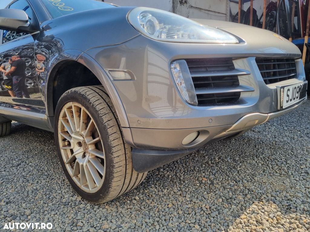 Bara fata Porsche Cayenne Facelift 2007 - 2010 GRI LM7W (1060) model fara spalatoare far - 1