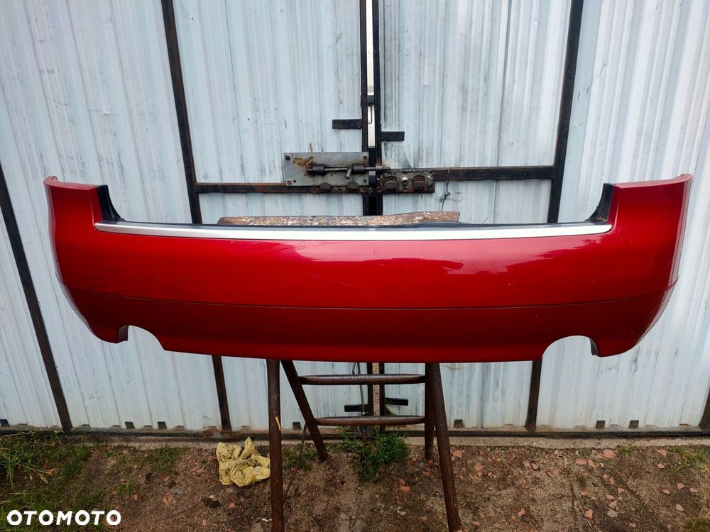 zderzak tył audi a4 b6 kombi kolor ly3c 2 rury - 7