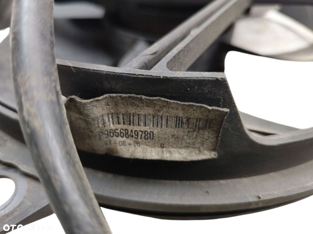 WENTYLATOR CHŁODNICY PEUGEOT 407 CITROEN C5 LIFT 1.6 HDI 109KM 9656849780 - 6
