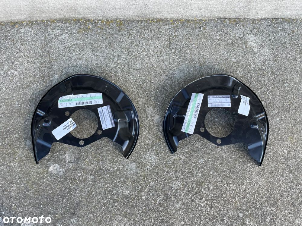 OSŁONY TARCZY HAMULCOWYCH NISSAN QASHQAI II J11  2013-- NOWE ORYGINALNE - 1