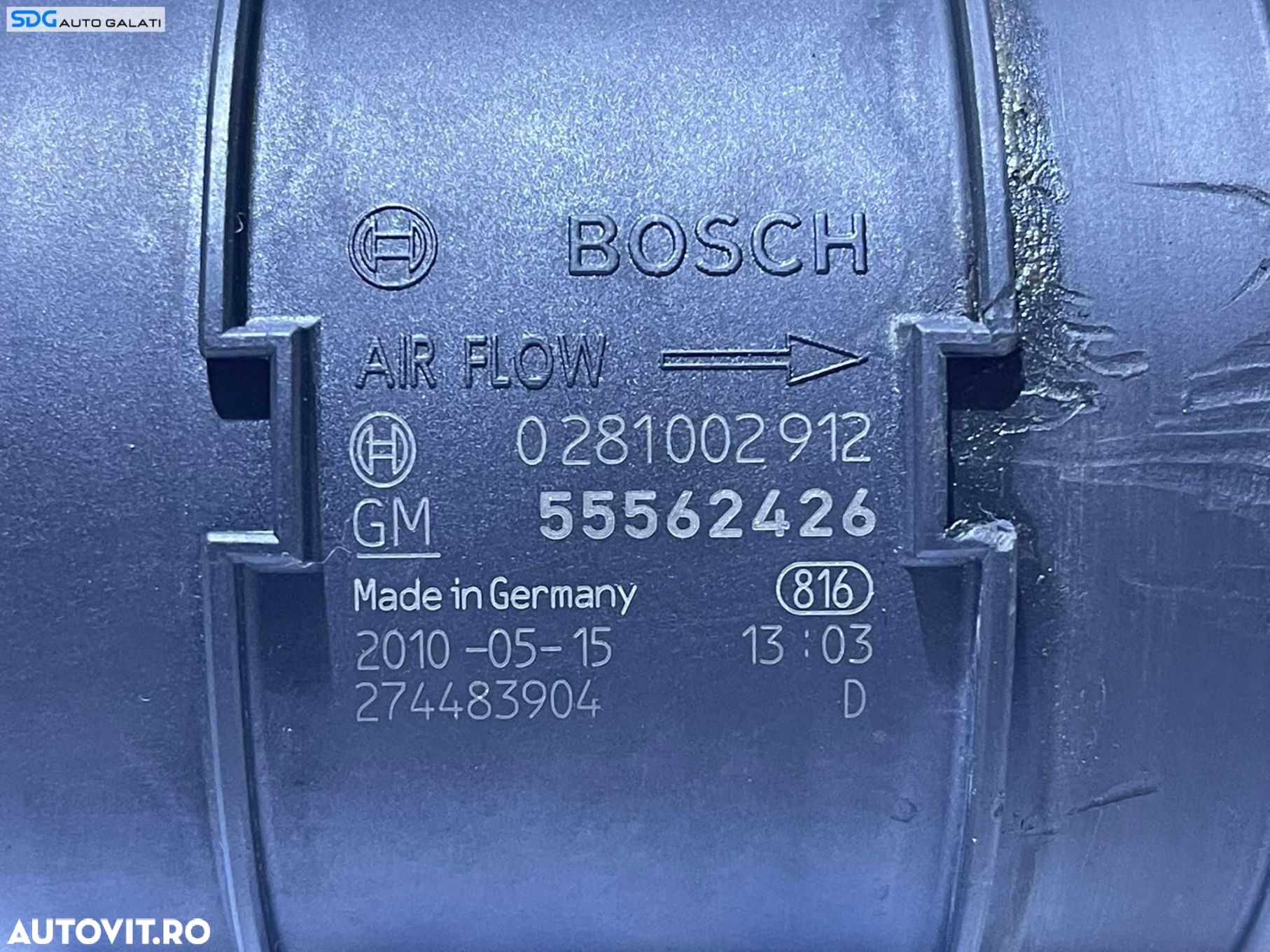 Debitmetru Aer Saab 95 9-5 2.0 TiD 2010 - 2012 Cod 55562426 0281002912  (cod compatibil 0280218427) [B3500] - 4