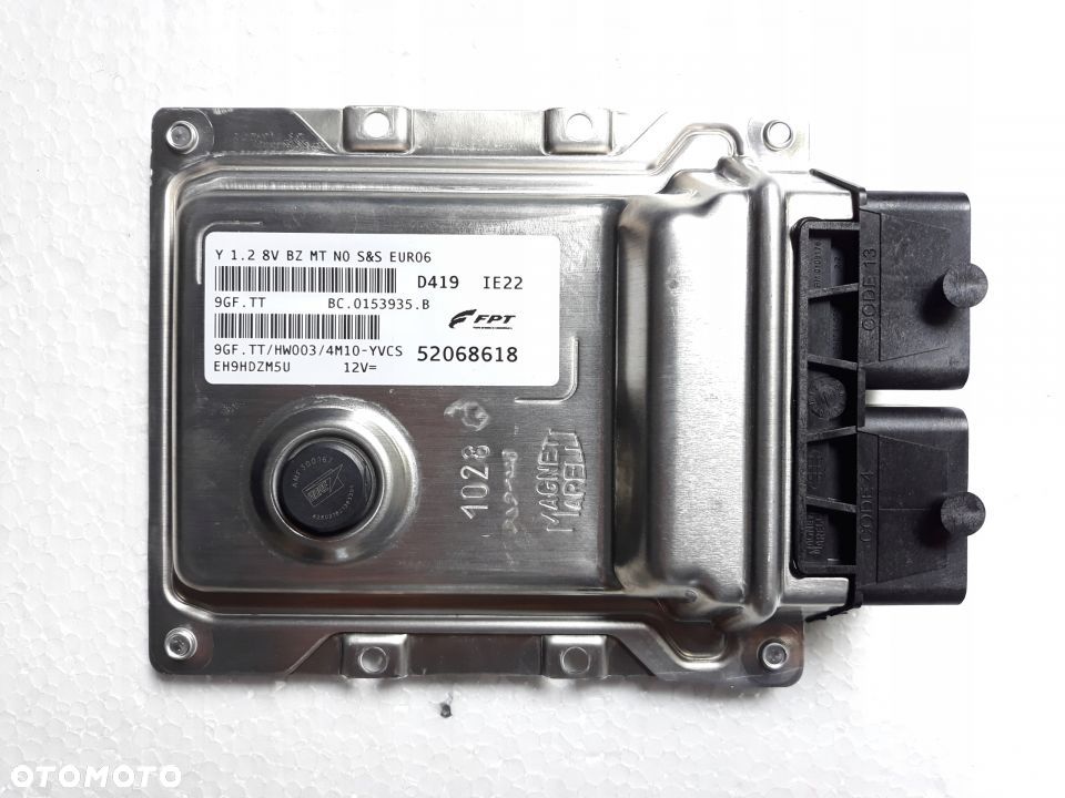 KOMPUTER LANCIA YPSILON 9GF.TT 52068618 CZYSTY - 1