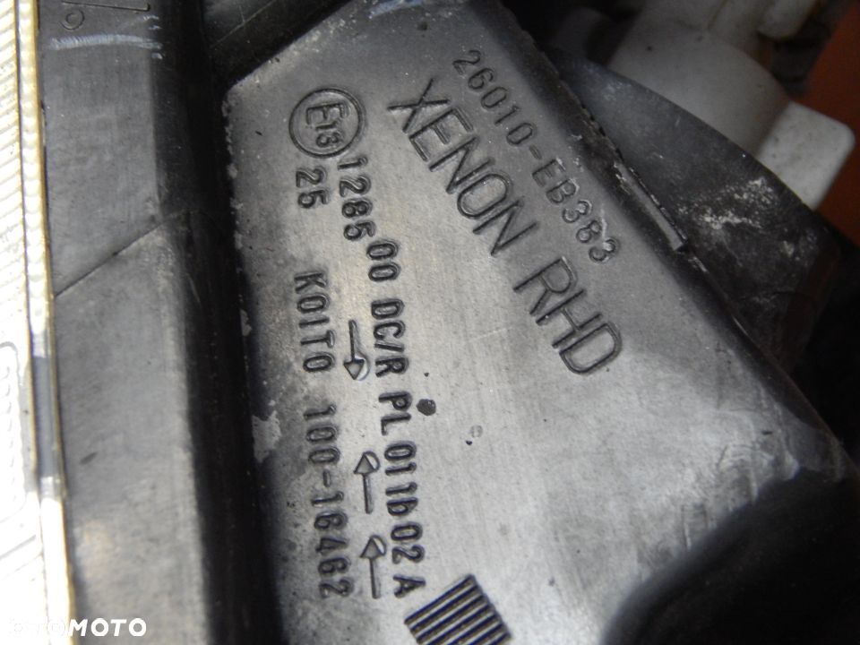 Lampa przód Xenon Pathfinder R51 Navara D40 05-12 Łuków części - 5