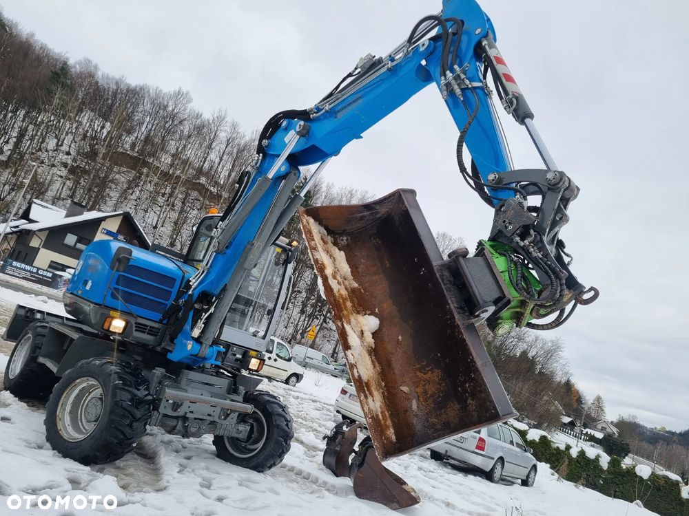 Wacker Neuson EW100 Koparka Kołowa 11 ton. 3x Ramię +ROTOTIL z regulacją szybkości+ Skosowanie Hydr+Pompa ON Łyżki. z Norwegii Jak Nowa z salonu! 2086mtg PERKINS silnik. STABILIZATORY Klima. DEKRA 2026r. Książka serwisowa. Szybkozłącze Hydr. Opcja podpięcia samego wiertła do gleby. - 33