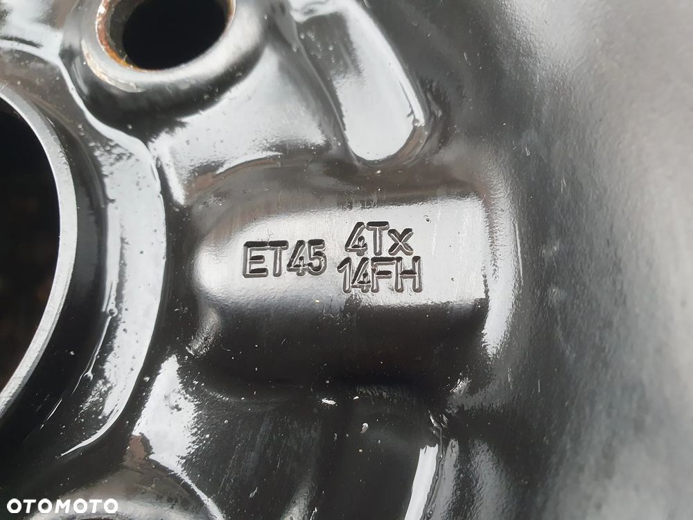 DOJAZDÓWKA KOŁO TOYOTA YARIS 1 14''  T115/70D14  4x100 ET45 4J R14 2140666 ORYGINAŁ - 5