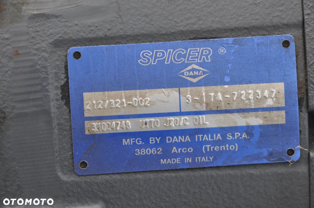 Most napedowy Spicer dana 212/321-002 - 3