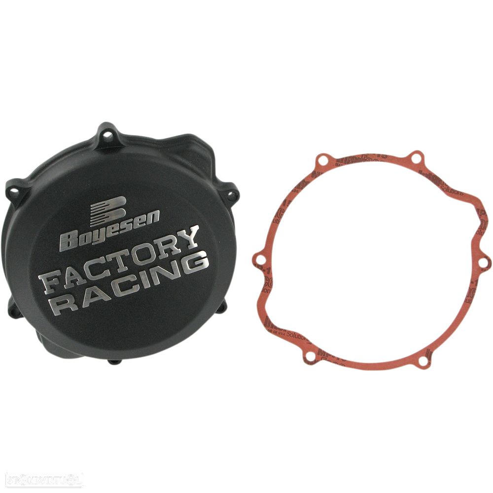 tampa de embraiagem boyesen factory racing aluminum honda crf 450x - 1