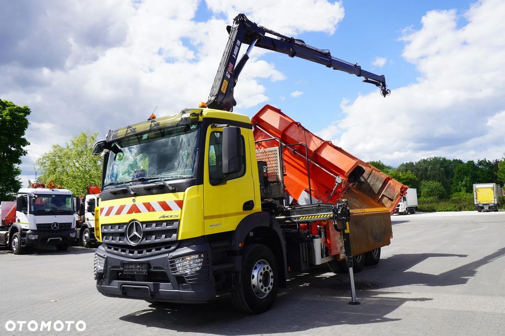 Mercedes-Benz Arocs 2640 6x4 / 100 tys. km! / HIAB X-Hiduo 158 / rotator / Wywrotka 2-stronna - 12