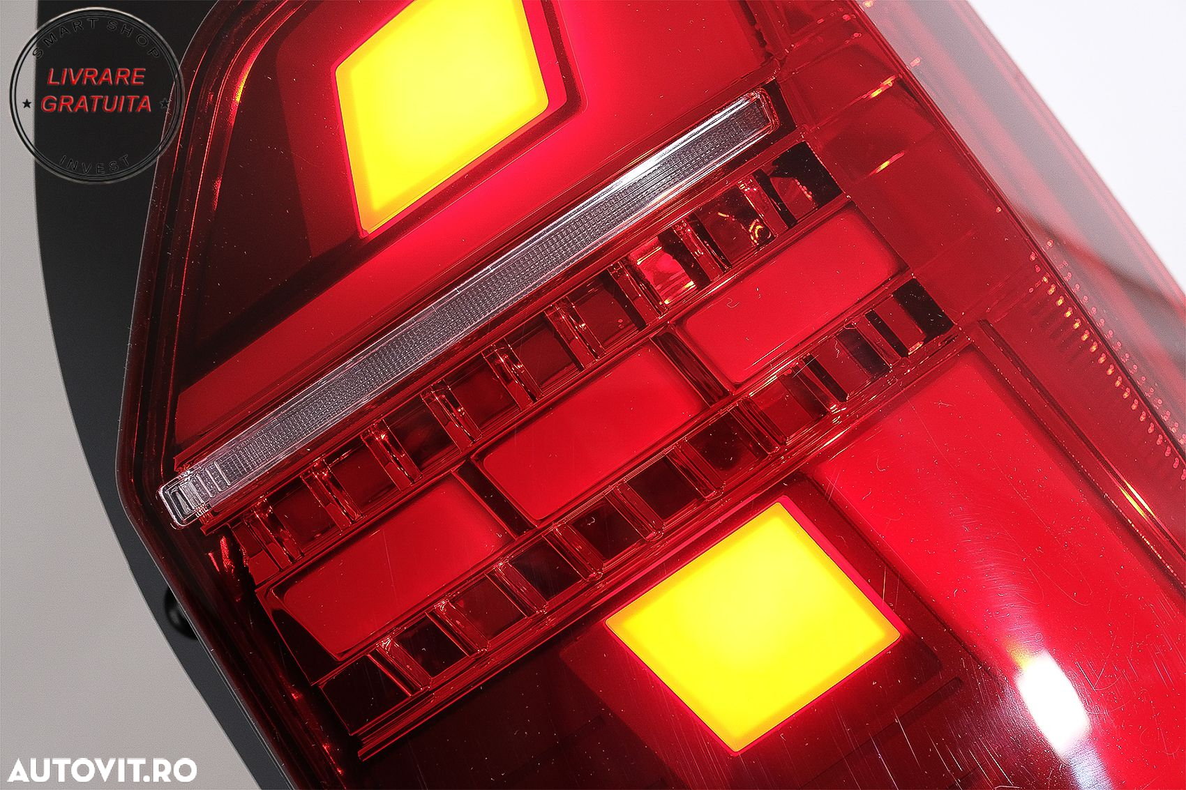 Stopuri Full LED compatibile cu VW Transporter T6 (2015-2020) Semnal Dinamic- livrare gratuita - 11