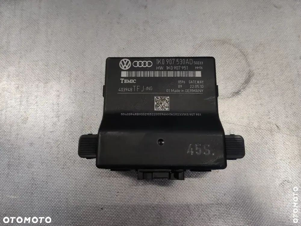Moduł Gateway Skoda Octavia 2 Seat Leon Audi A3 VW Golf Sterownik 1K0907530AD - 1