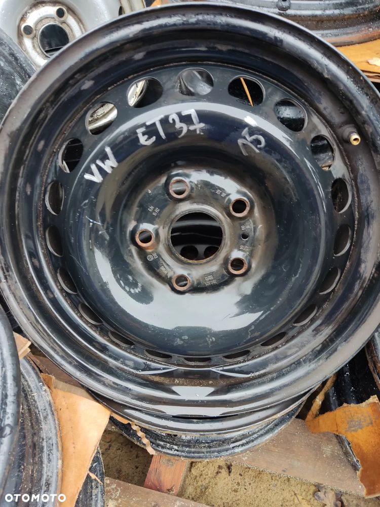 Felga stalowa VW Passat ET37 15 cali 5x112 3b060l027d - 1