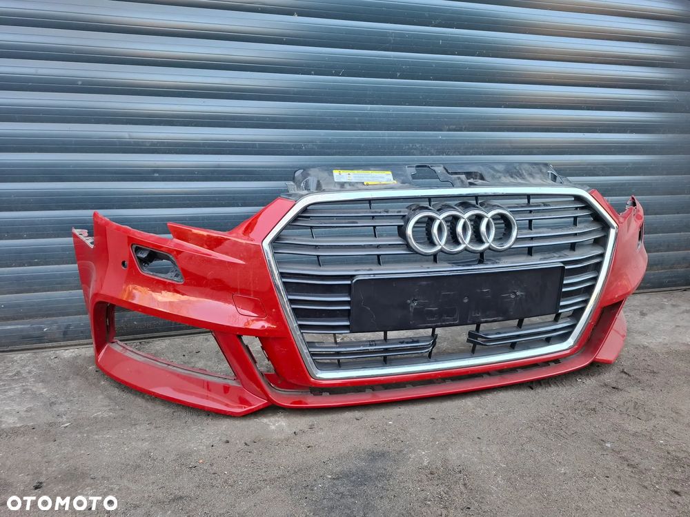 ZDERZAK PRZEDNI PRZÓD AUDI A3 8V0 LIFT S LINE GRILL HB - 4