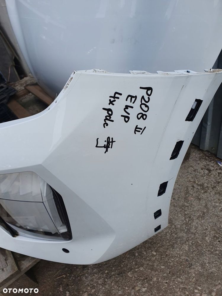 PEUGEOT 208 II LIFT ZDERZAK MASKA 2X BŁOTNIK 2X LAMPA EWP - 11