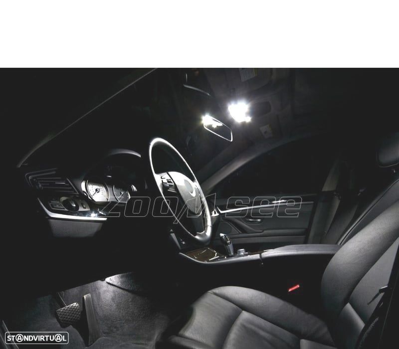 KIT COMPLETO DE 26 LÂMPADAS LED INTERIOR PARA BMW SERIE 5 F07 5GT DIESEL 520D 530D 535D GT 535D XDR - 3
