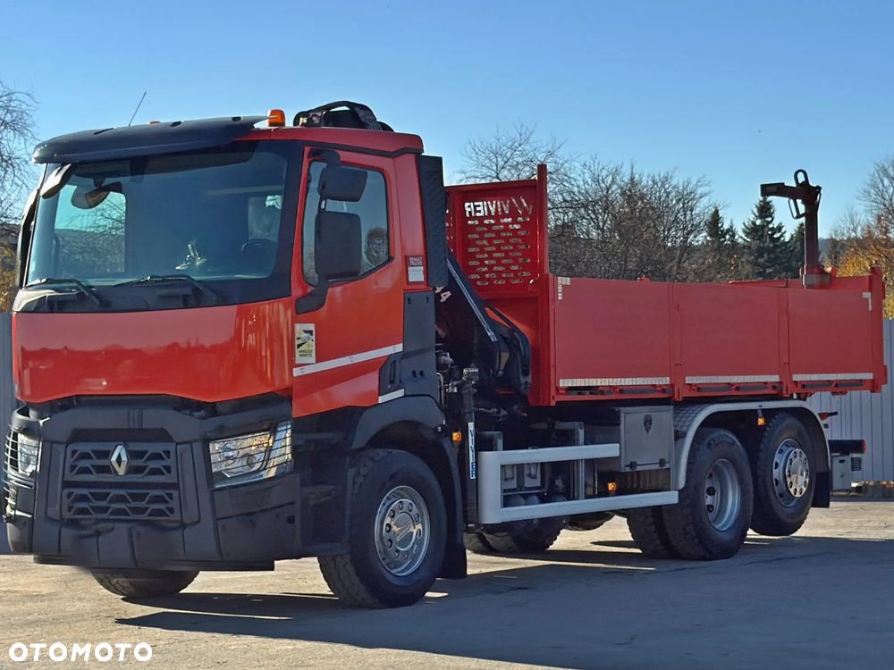 Renault C430 * SKRZYNIA 5,50 m * HIAB 144 BS - 3 + PILOT / 6x2 - 4