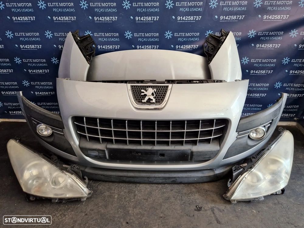 Frente completa usada PEUGEOT 3008 1.6 HDI capot parachoques guardalamas oticas - 3