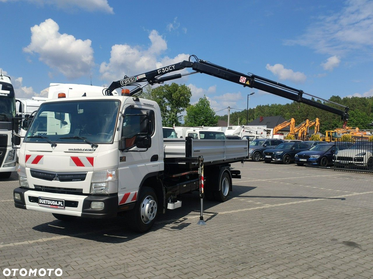 Mitsubishi Canter Fuso 9C18 3.0/180KM Automat, HDS FASSI F30 Wywrotka 3-str - 2