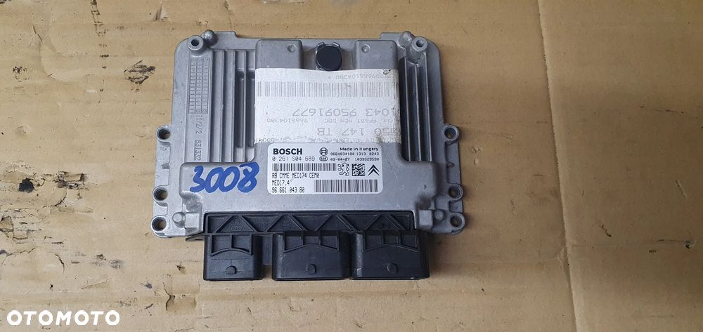 Komputer sterownik silnika Peugeot 3008 1.6 VTI THP 9666104380 - 1
