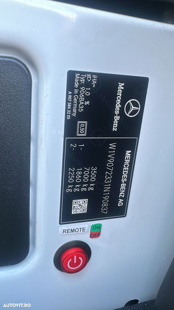 Mercedes-Benz Sprinter 317 CDI Platforma CD L3 170 CP RWD 6MT - 11