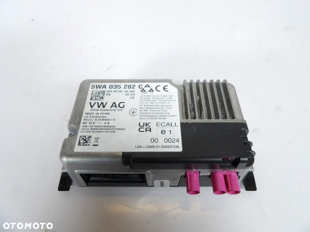 SKODA SCALA MODUŁ USŁUG ONLINE 5WA035282 - 1