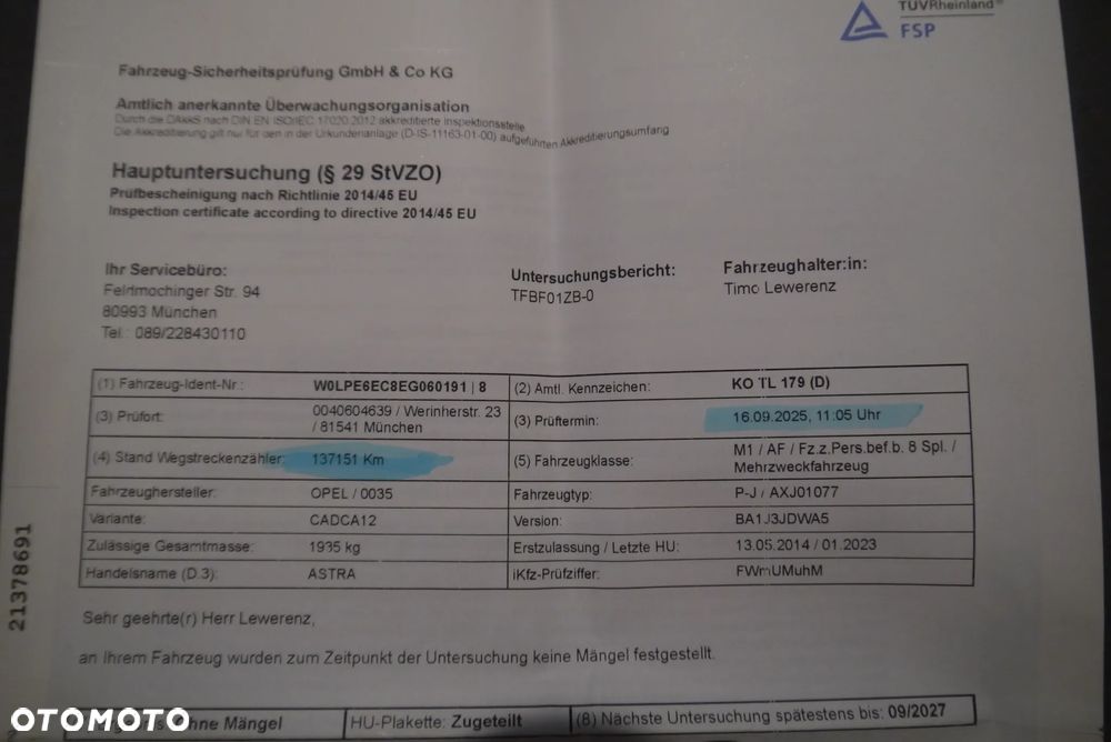 Opel Astra 1.4 Turbo Exklusiv - 37