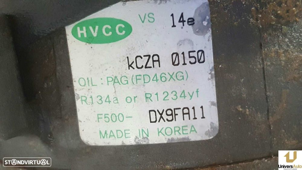 COMPRESSOR DE AR CONDICIONADO KIA SPORTAGE CONCEPT 4X2 - 8